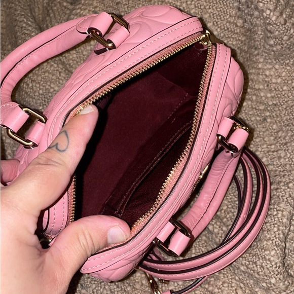 Coach Mini Rowan Crossbody with Signature- Pink - Picture 5 of 5